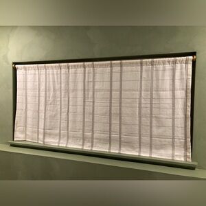 Plaid Cafe Curtains - set of 2